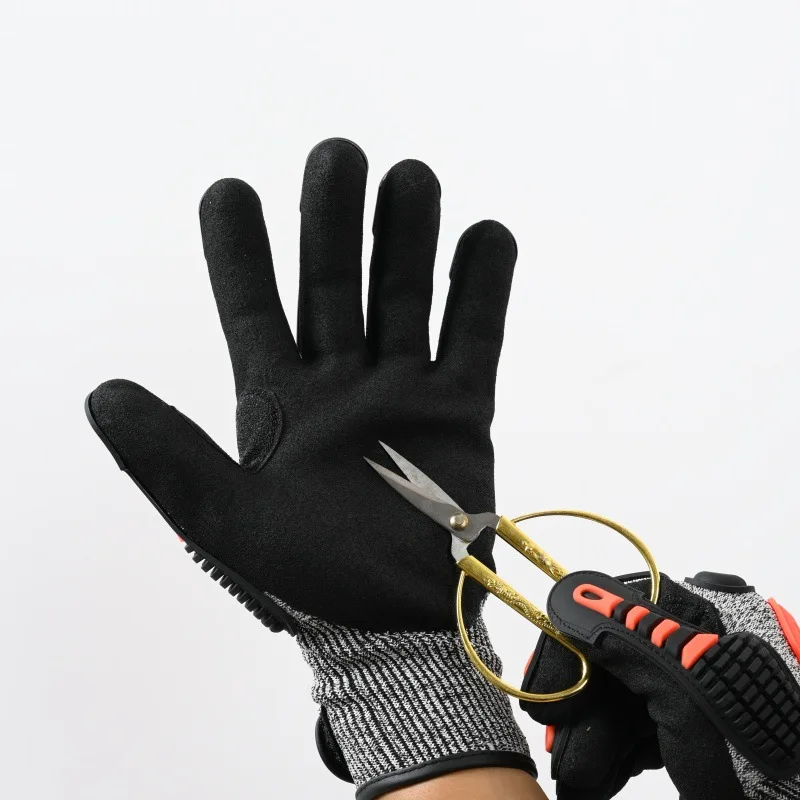 Anti-impact Gloves Thickened Wear-resistant and Cut-proof Outdoor Cycling Car Maintenance Tools Gloves