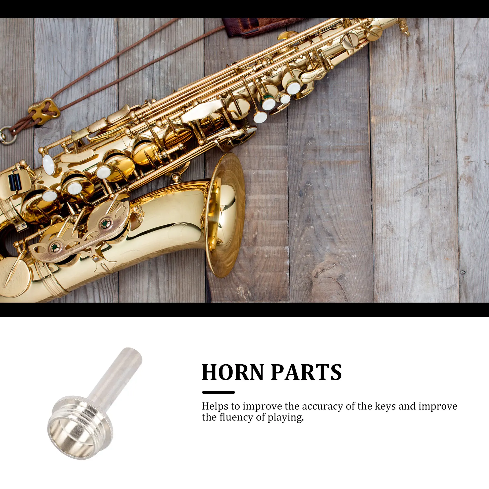 

Small Key Rod Trumpet Accessories Supplies Replacement Parts Stainless Steel Mouthpiece Connecting Tube Piston Stem Finger