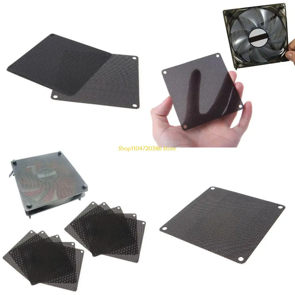 

K0EA 120mm Dust Filter for Computer Cooler Fan [10 Packs] Fan Frame Dust Mesh Cooler Filters Dustproof PVC Cover