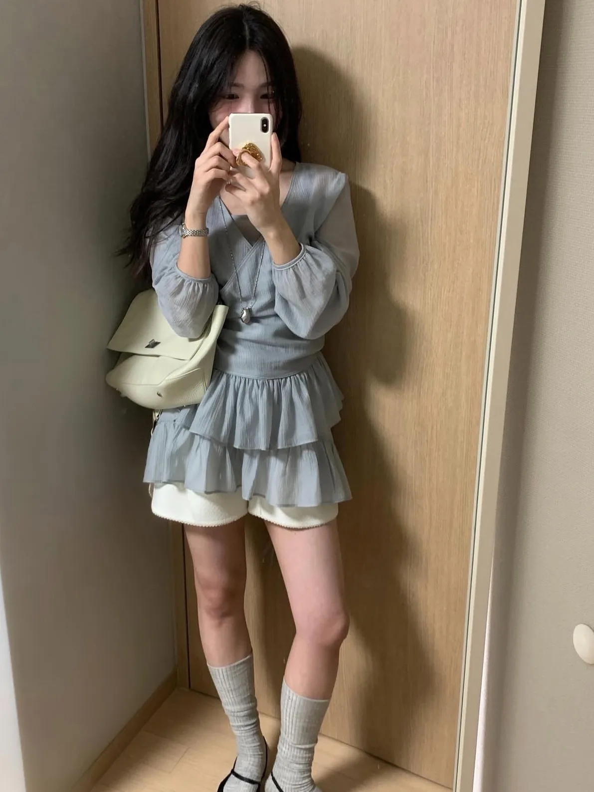 Conjunto de Vestido y Suéter de Manga Larga para Mujer, Estilo Dulce, Diseño Otoñal Chic, Escote en V con Tirantes, Estilo Pa...