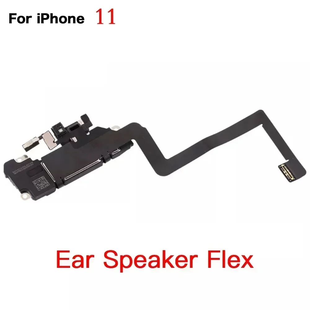 Inner Part for IPhone 11 Front Rear Camera Power Volume Button Charging Port Ear Speaker Flex Cable with Bracket Full Screws