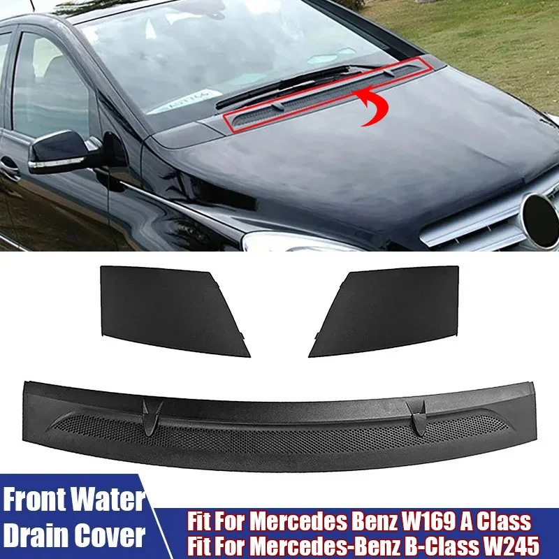 Car Front Water Drain Cover Wiper Cover For Mercedes Benz W169 A Class #A1698360018 For Mercedes-Benz B-Class W245 #A1698300275