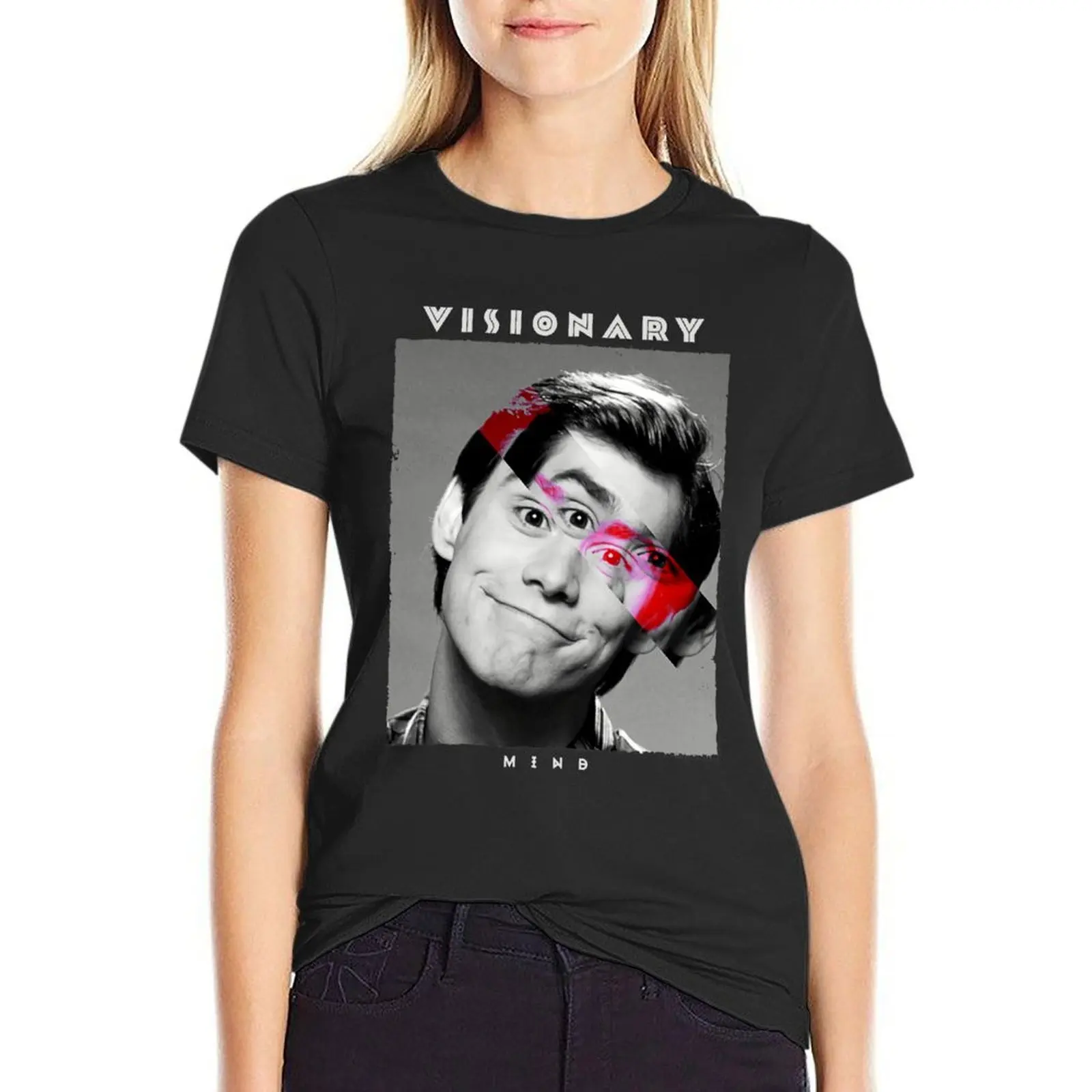 

Jim Carrey 2 T-Shirt kawaii clothes anime clothes quick drying tshirts for Women