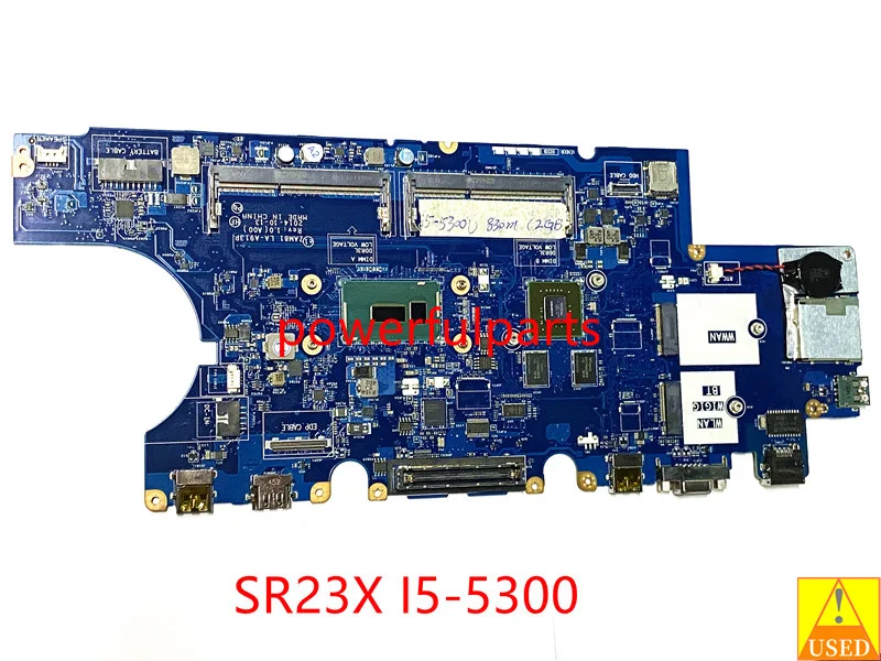 

For Dell Latitude E5550 Motherboard CN-0D1D9C 0D1D9C D1D9C ZAM81 LA-A913P SR23X I5-5300U CPU With Graphic Working Good