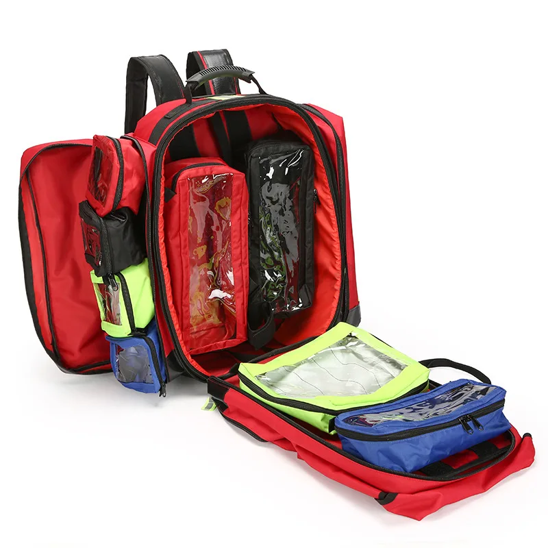Waterproof Large Capacity Emergency Backpack with Waterproof Encryption and Thickened 1200D Tear Resistant Oxford Cloth Backpack
