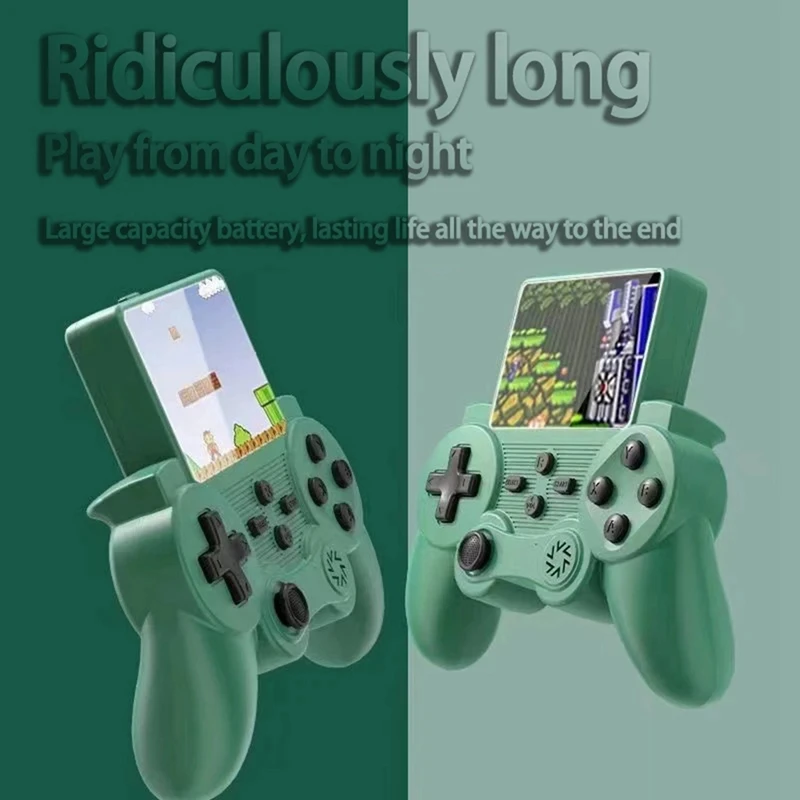 N15R-Q20 Handheld-Spielekonsolenbildschirm, integrierter 520-Spiele, klassischer Dual-Player-Retro-Arcade-Game-Controller für Kinder