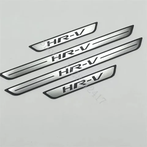 Защитные Наклейки Из Нержавеющей Стали На Пороги Для Honda HR-V Vezel 2014-2025: Декоративные Защитные Наклейки Для Автомобиля