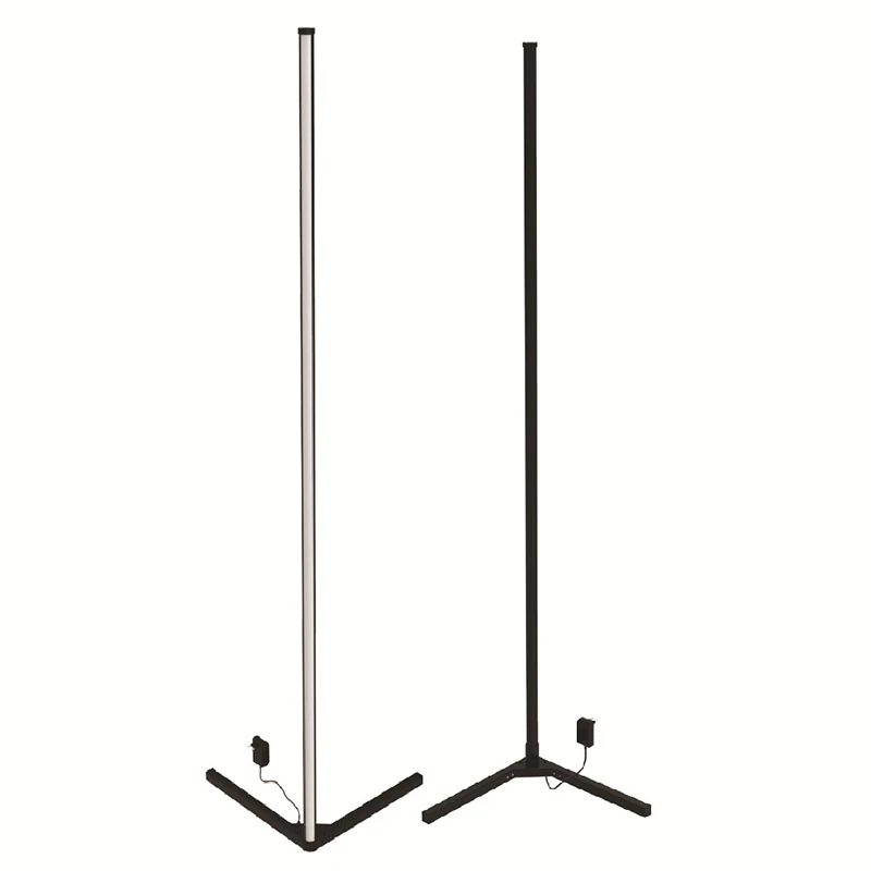 مصباح زاوية أرضي RGB، ضوء محيط ملون، تطبيق بلوتوث وجهاز تحكم عن بعد، الإنارات الزخرفية لدراسة غرفة النوم وغرفة المعيشة