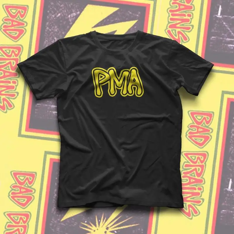 PMA Bad Brains Positive Mental Attitude Vintage Punk T-Shirt