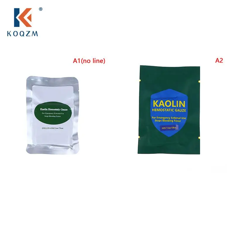 Soluble For Tactical Hemostatic Kaolin Gauze Combat Emergency Trauma Military First Aid Kit Medical Wound Dressing