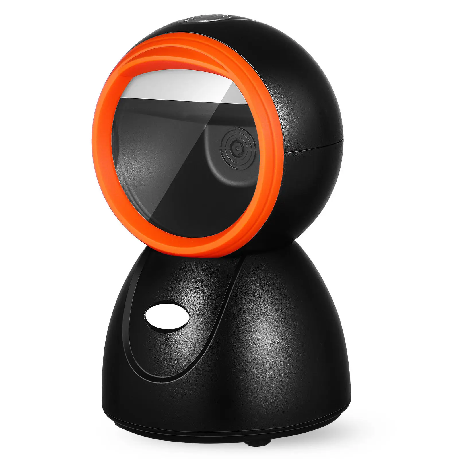 Ball-Shaped Desktop Barcode Scanner Automatic Code Reader for Supermarket Retail Inventory Scan and Data Capture