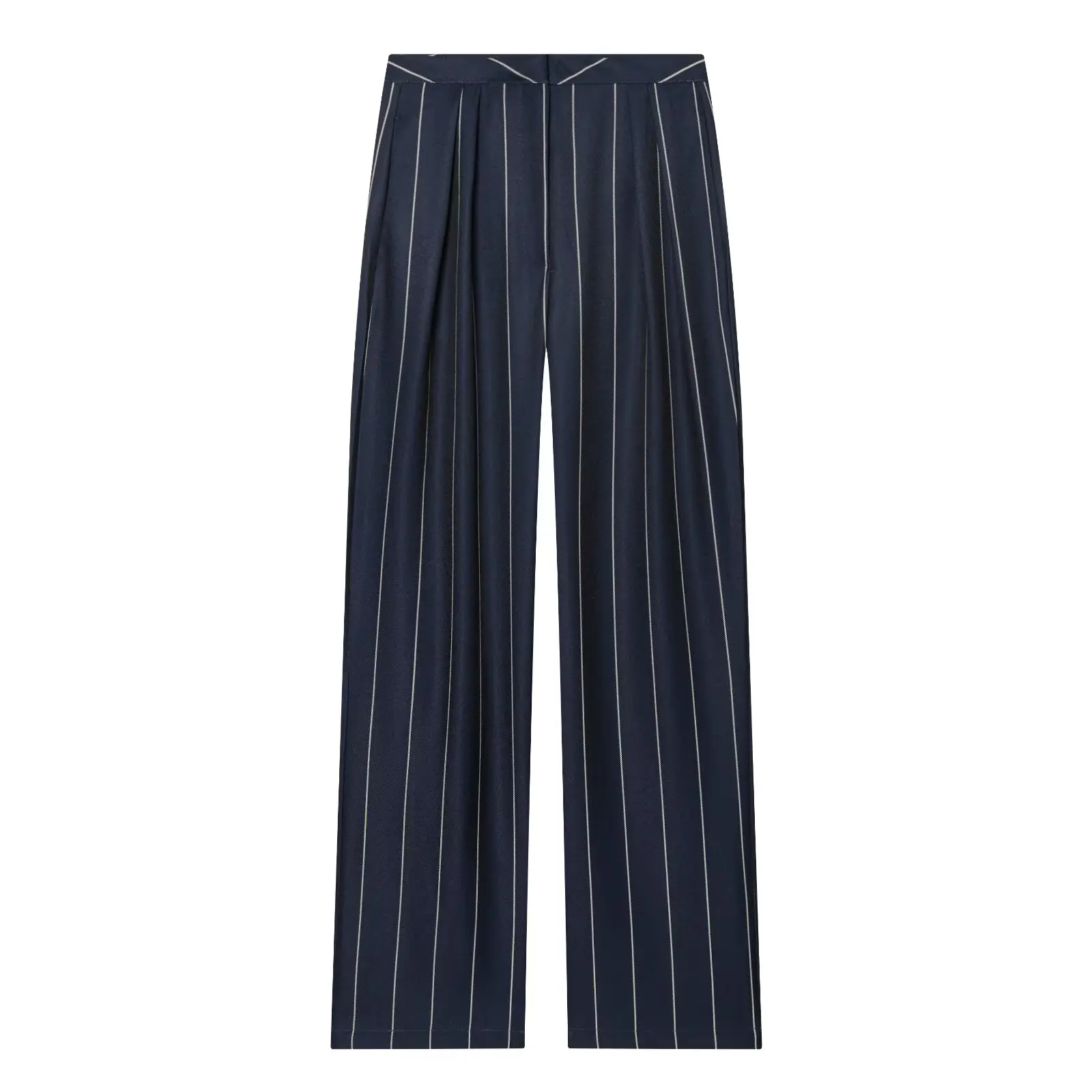KONDALA Elegantes Pendler-Set für Damen: Gestreifter Kurzarm-Blazer und Plissierte Hose im High-Street-Stil – Sommer 2026 Trendiges Hosen-Set – Detail 15
