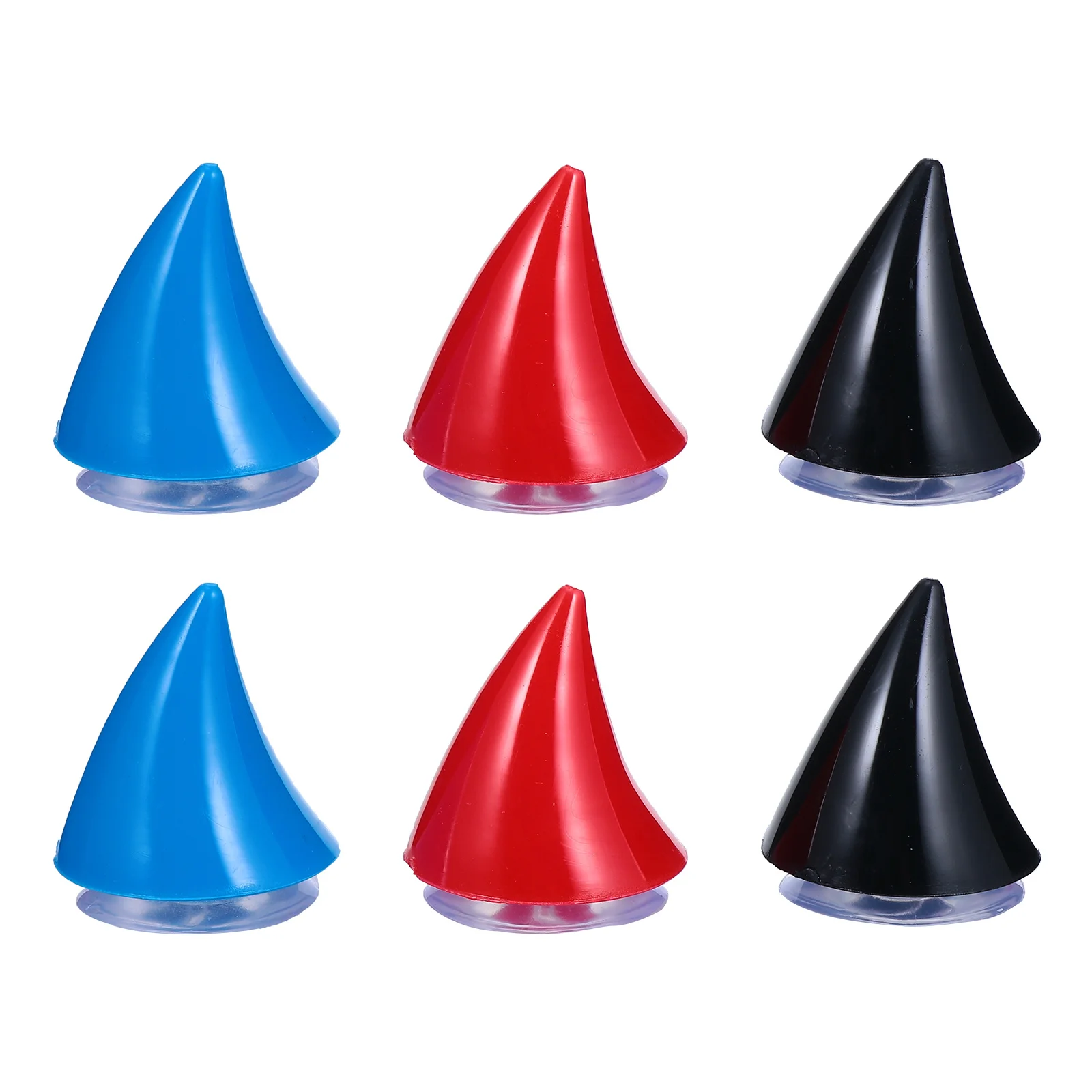 

6Pcs Devil Horns Decoration Plastic Suction Cup Motorcycle Cycling Ski Snowboard Accessories Horns Ornaments