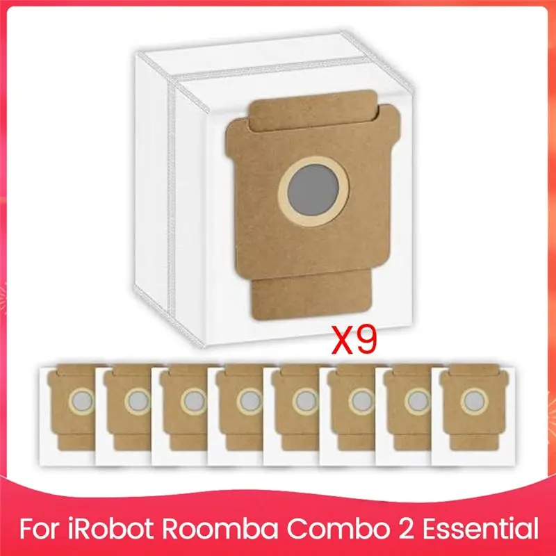 BHTS-For Irobot Roomba Vacuum 2 Essential Disposal Bag Accessories Kit Disposable Auto-Empty Dust Bin Bags