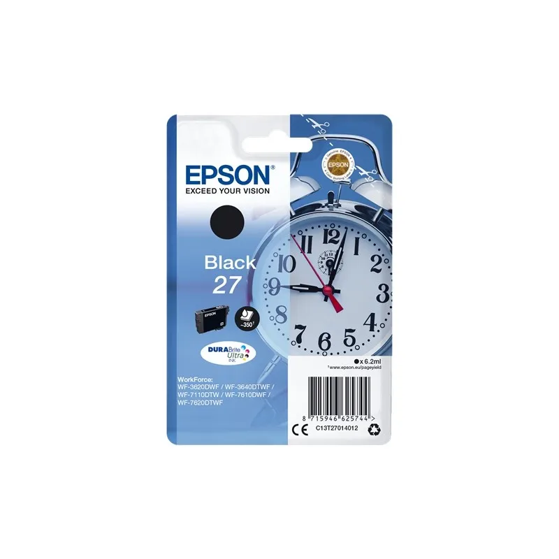 Epson T2701 (27) black Original ink cartridge-C13T27014012 T2701 tintasycartuchos.com