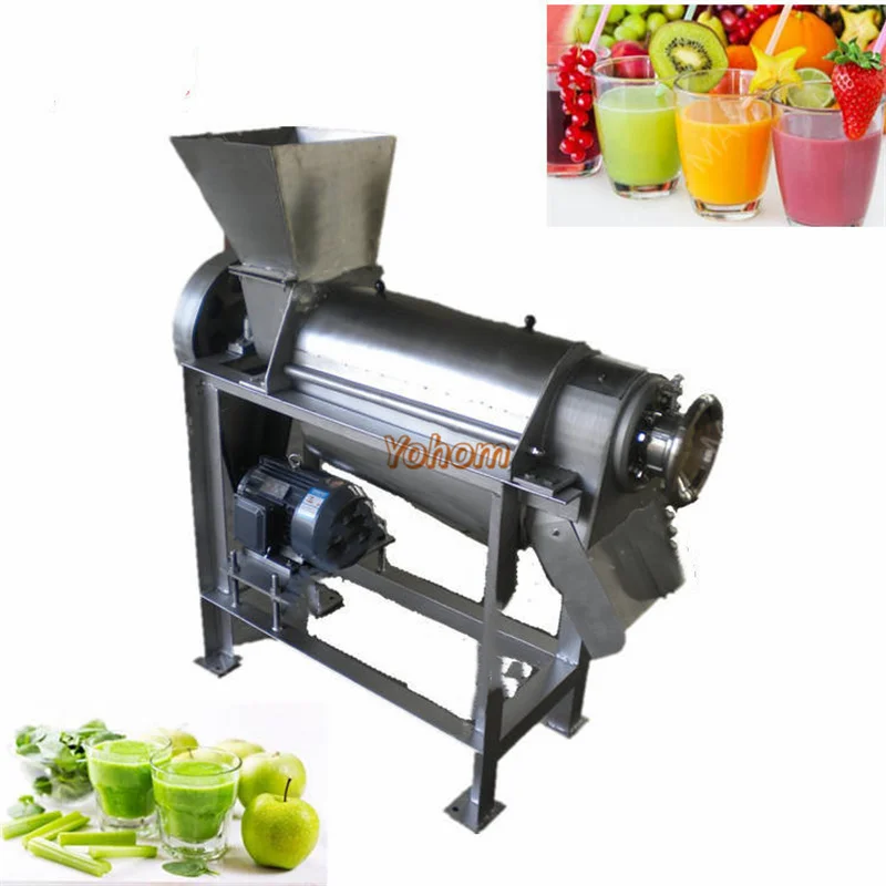 Industrial Pineapple Screw Juice Extractor 500kg/h Apple Cold Press Juicer Fruit and Vegetable Processing Extruding Machine