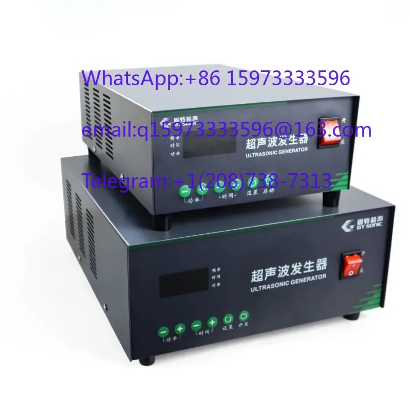Industrial 28KHz Ultrasonic Oscillator Transducer Power Generator Set for Cleaning Equipment