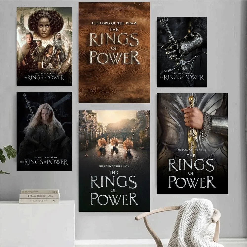 The Lords of the R-Rings Poster Home Office Wall Bedroom Living Room Kitchen Decoration Painting