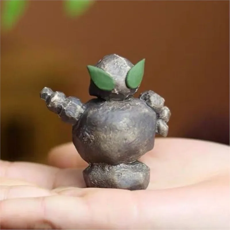 Yixing Boutique Purple Clay Creative Stone Crafts Houshold Tea Pet Handmade Cute Mini Stone Decoration Ornament Landscape ZI946