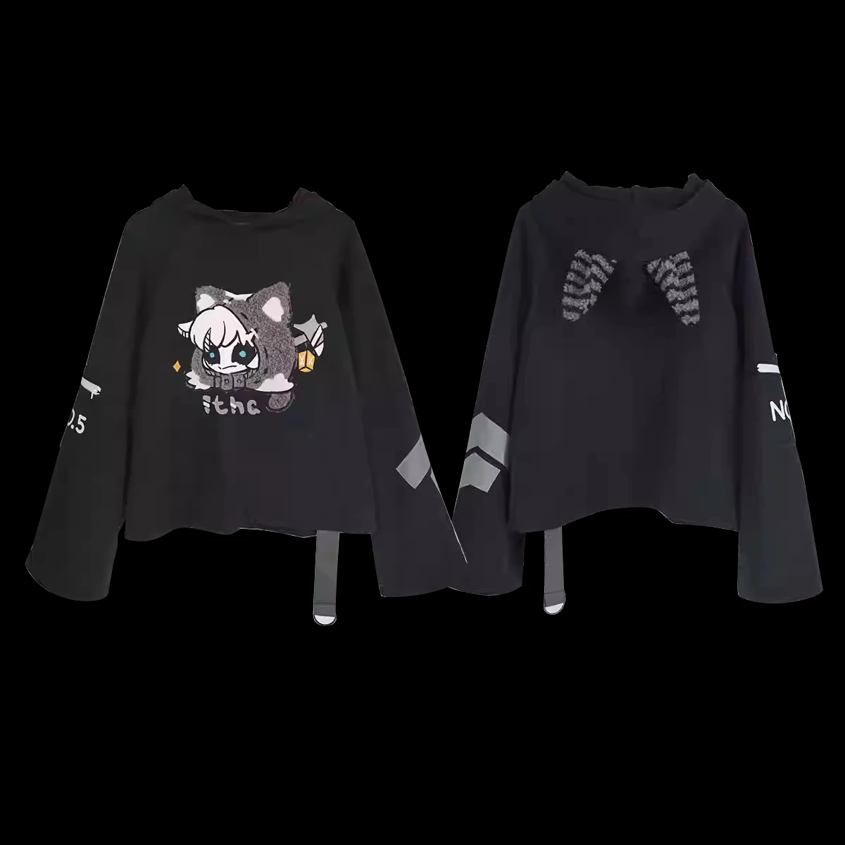 Anime Game Identity Ⅴ Ithaqua Theme Costume Cosplay Cute Short Hoodie Women Men Student Autumn Winter Coat Hooded Sweatshirt