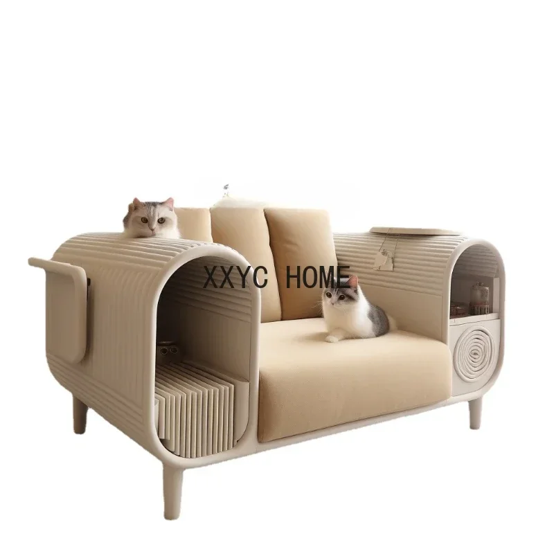 All-in-One Four Seasons Universal Bite-Resistant Easy-to-Clean Warm Mat Cat Coexistence Cat Kennel Sofa