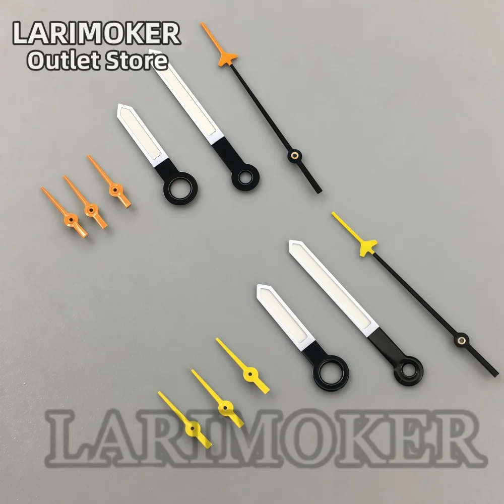 LARIMOKER Orange Yellow Hands 6 Pin Multifunction Suitable for VK63 Quartz Movement Green Luminous Watch Parts