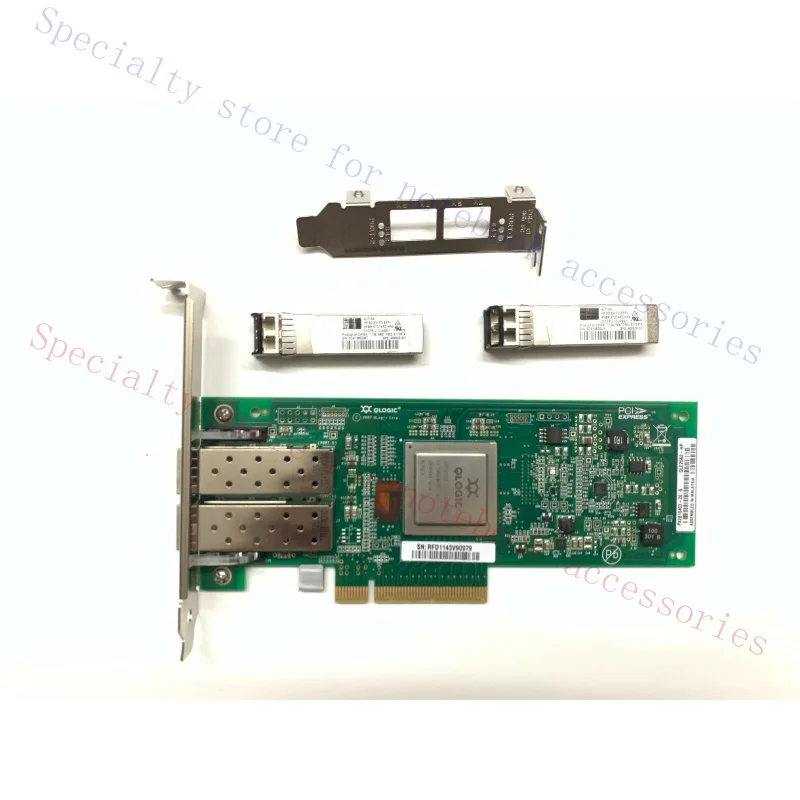 AAA+ FOR QLogic QLE2562 8Gb Dual Port Fibre Channel HBA w/ 8Gb SFP+ Modules