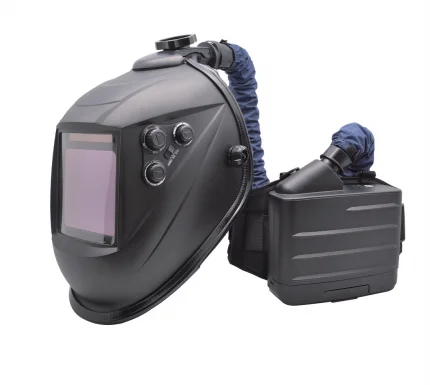 BXH-3001 PAPR Auto-Darkening Welding Helmet True Color Lens  Filter Respirator Full Face Mask with Grinding Mode