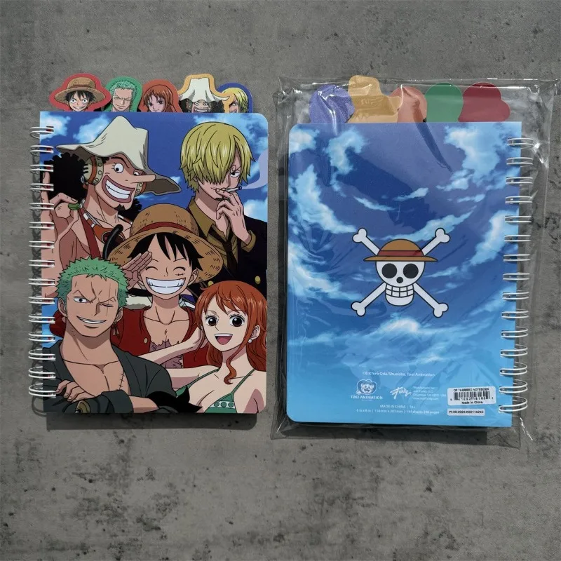 Neues One Piece Monkey D. Luffy Nico Robin Anime-Notizbuch, kreatives Etiketten-Notizbuch, Notizblock, vielseitig einsetzbares Spiralbuch für Studenten – Detail 2