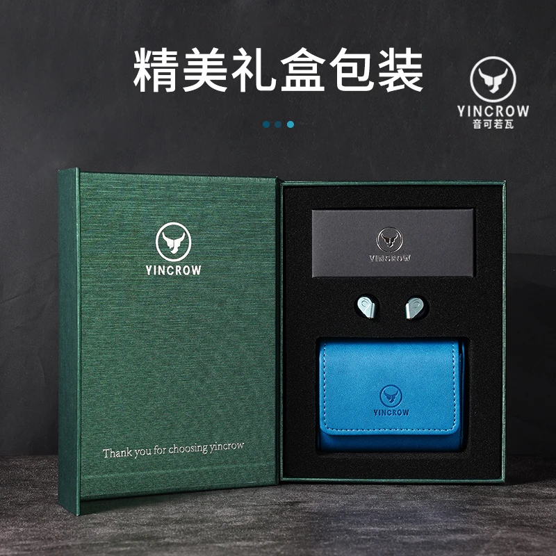 Yincrow Rhino In Ear Earphone 14.6mm Topclass Dynamic Earbud Wired Bass Vocal Music Heaset Detachable MMCX Flat Head Earplug