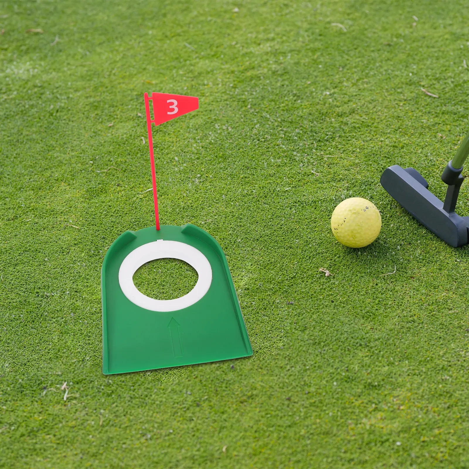 

Набор из 9 пластиковых чаш для гольфа с флагом для тренировок в помещении и на улице, для улучшения точности ударов