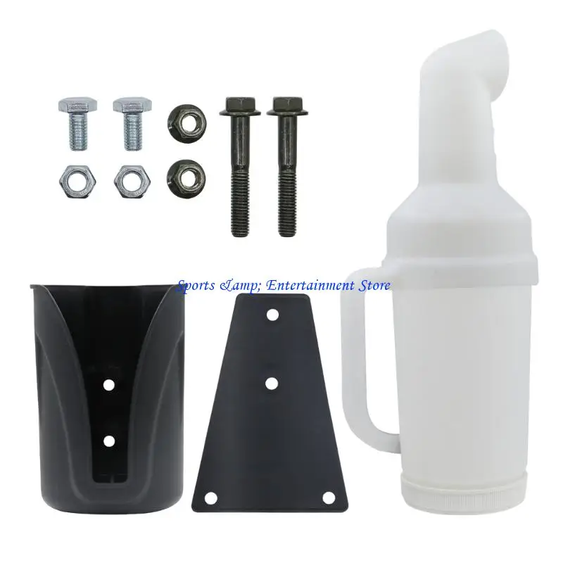 G7NF Geräumige Golfwagen-Sandflasche mit für einfache Sandabgabe, inklusive stoßdämpfender Basis-Montageteile – Detail 9
