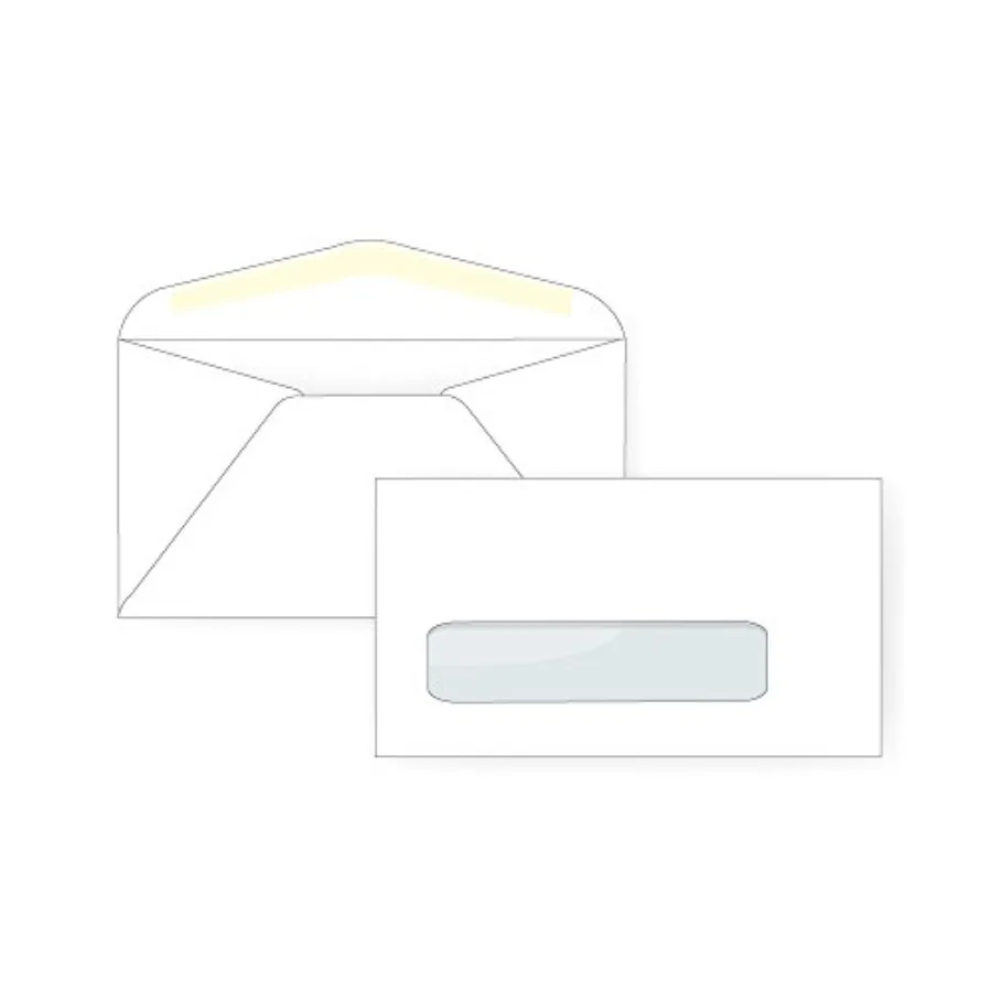 

#6 3/4 Window Envelope - 24# White 3 5/8 x 6 1/2 - Window Envelope Series (Box of