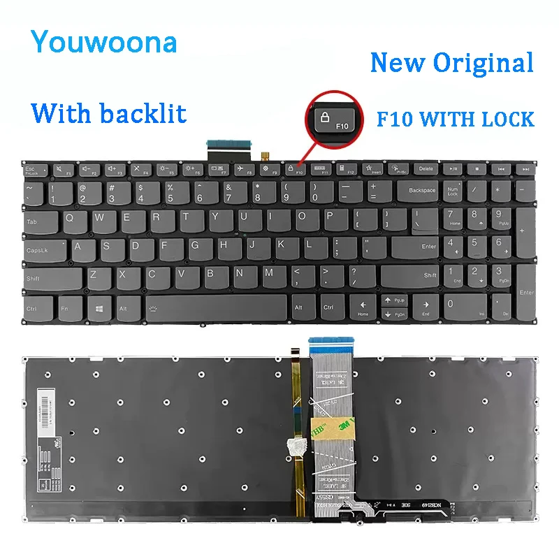 New Original Laptop Keyboard For Lenovo XIAOXIN 16 IRL8 ABR8 IAH8 Slim 5 16