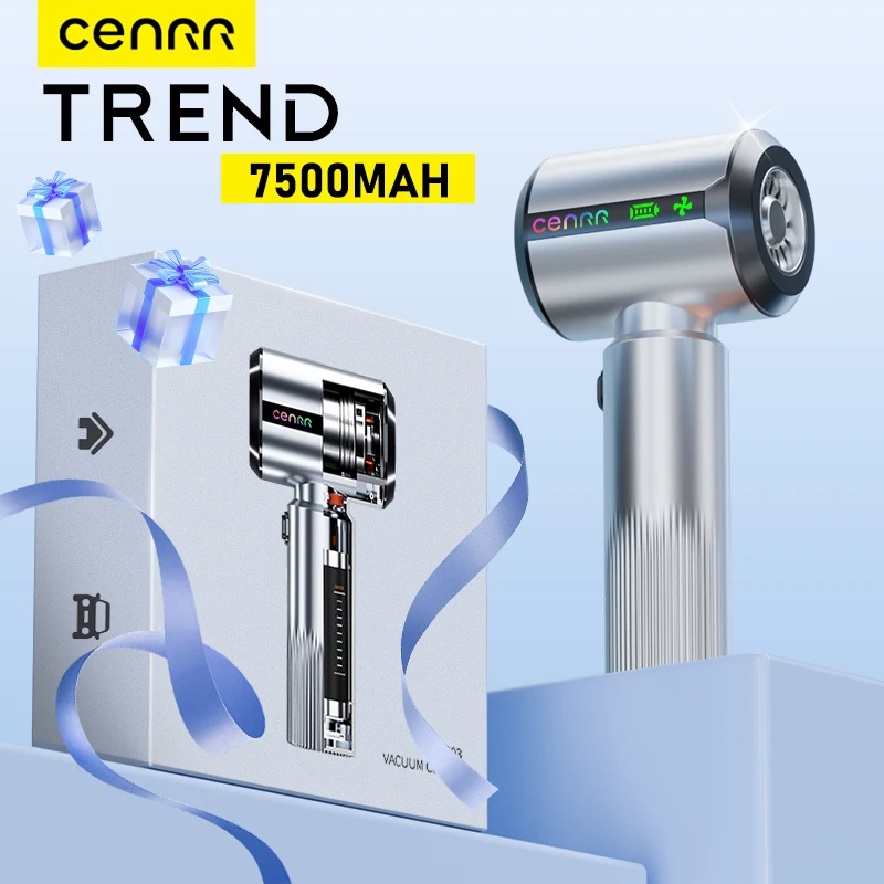CENRR NEW Car Vacuum Cleaner Portable Wireless Cleaner Powerful Strong Suction Handheld Cleaning Machine for Car Home Appliance