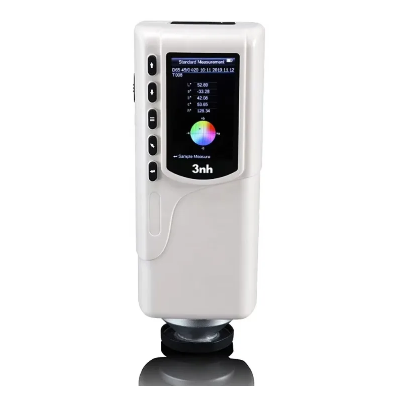 

Handheld Precision colorimeter NR20XE Double Locating color Difference meter tester 20mm measuring aperture color meter