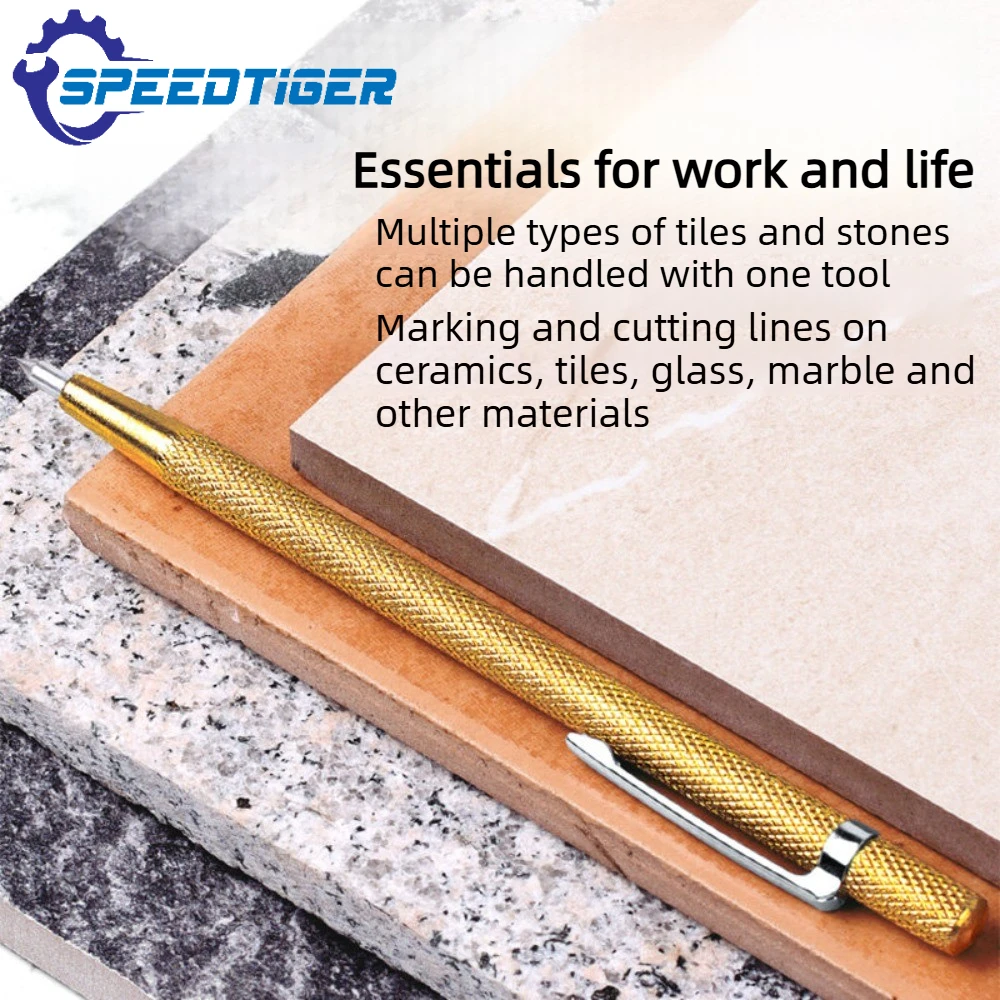 Tungsten Carbide Tile Scribe Pen Alloy Industrial Ceramic Tile Cutting Marking Tool