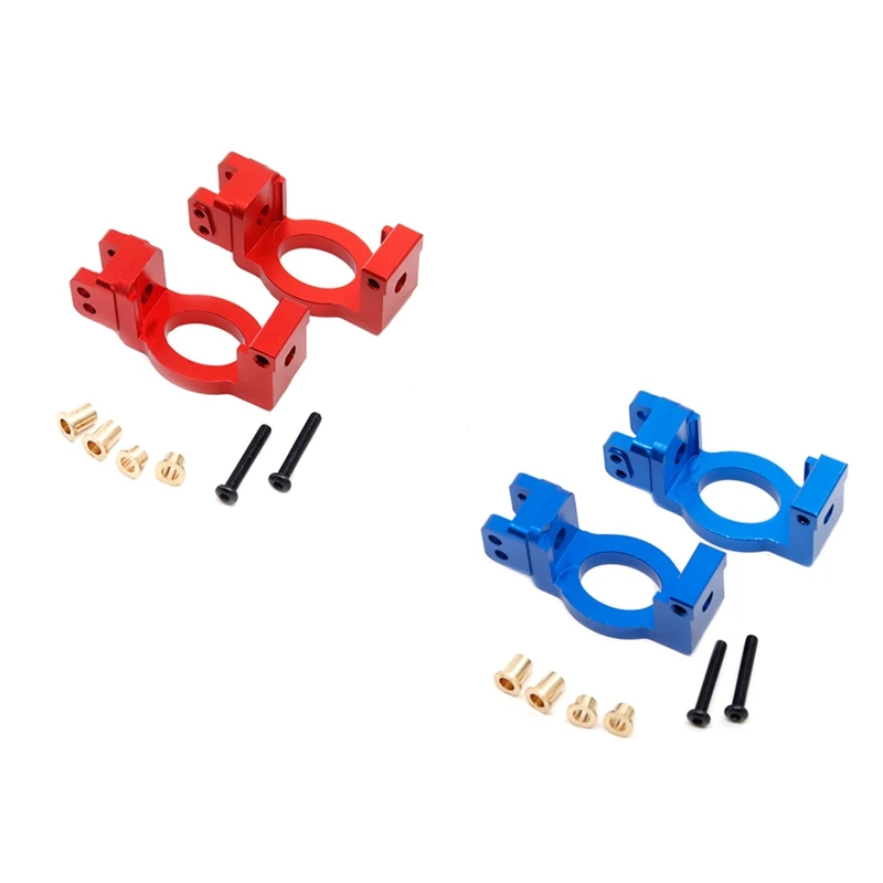 2Pcs Metal Front Caster Block C-Hub Carrier For 1/6 Redcat Racing Shredder RC Truck Upgrades Parts