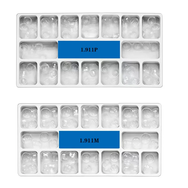 JAVIDENT Transparent Dental Temporary Crowns Posterior Teeth Dental Materials Temporary Preformed Crowns for Adults and Children