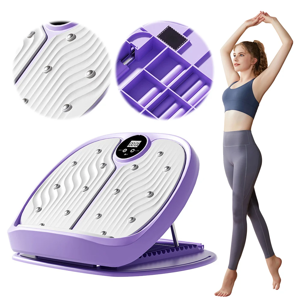 

Slant Board Adjustable Incline Board with Timer Calf Stretch Board Portable Squat Board for Weightlifting Fitness