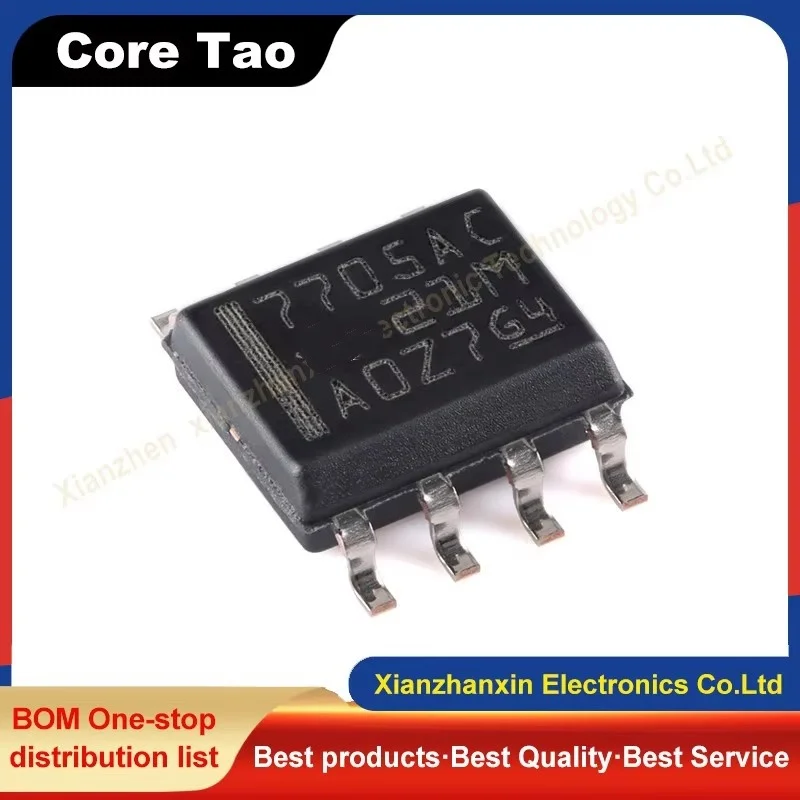 5PCS/LOT  TL7705ACDR TL7705 7705AC SOP8 Power supply voltage monitor chip