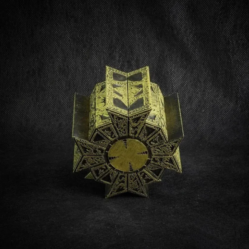 Hellraiser Puzzle Cube Figure The Lament Configuration and Lemarchand Statues Lock Hellraiser House Decoration Table Accessories view 2