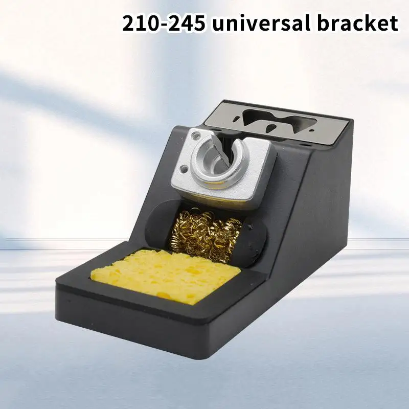 1 Set Welding Pen Metal Support Station With Sleep Function Sponge DC Cable C210/C245/115 Soldering Iron Handle Holder Bracket