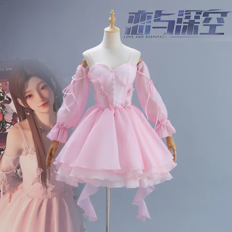 

Игра Love and Deepspace Hunter Girl, косплей, платье для взрослых и женщин, униформа, костюм с рукавами, полный комплект аксессуаров, костюм, наряды