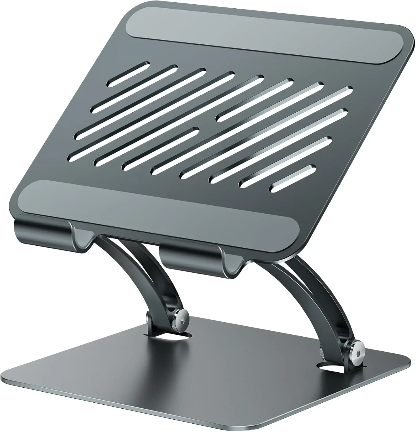 Tablet Holder Stand, Dual Rod Adjustable Aluminum Desktop Stand, Compatible with 4.7-16.5