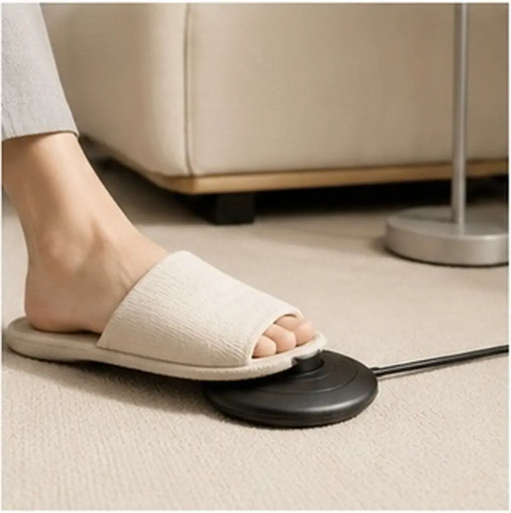 3Pcs Floor Lamp Foot Switch Inline Step-on Push Button Light Control Switch for LED Floor Lamps Easy Integration Lamp Foot Pedal