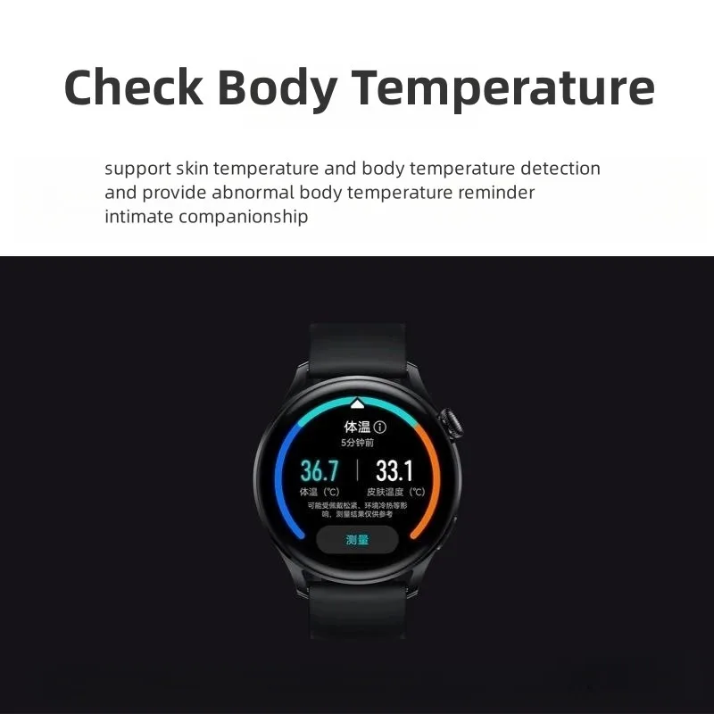 New Original HUAWEI WATCH 3 Active Sports Smartwatch eSIM Independent Call HarmonyOS Body Temperature Detection NFC WATCH