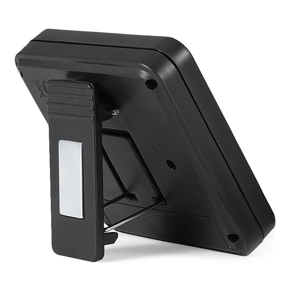 

Digital Temperature Humidity Meter Wall Mountable Hygrometer Thermometer For Home Office Warehouse Black