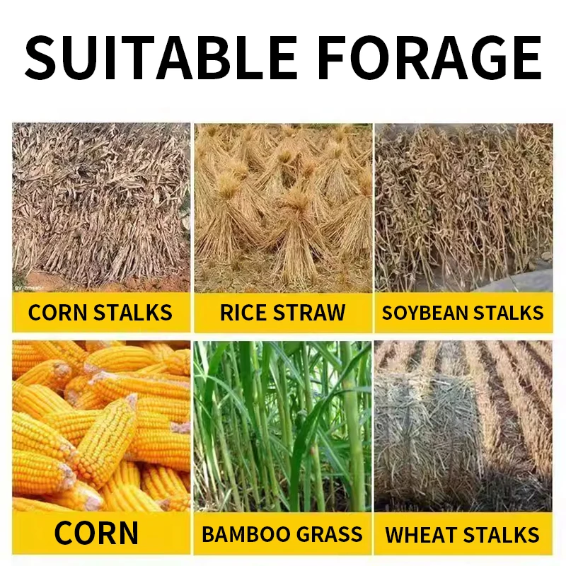 

7.5 kW Grass Chopper, 220V/380V Straw Shredder, Suitable for Both Dry and Wet Use, Ideal for Mowing and Ultra-Fine S(Customized)