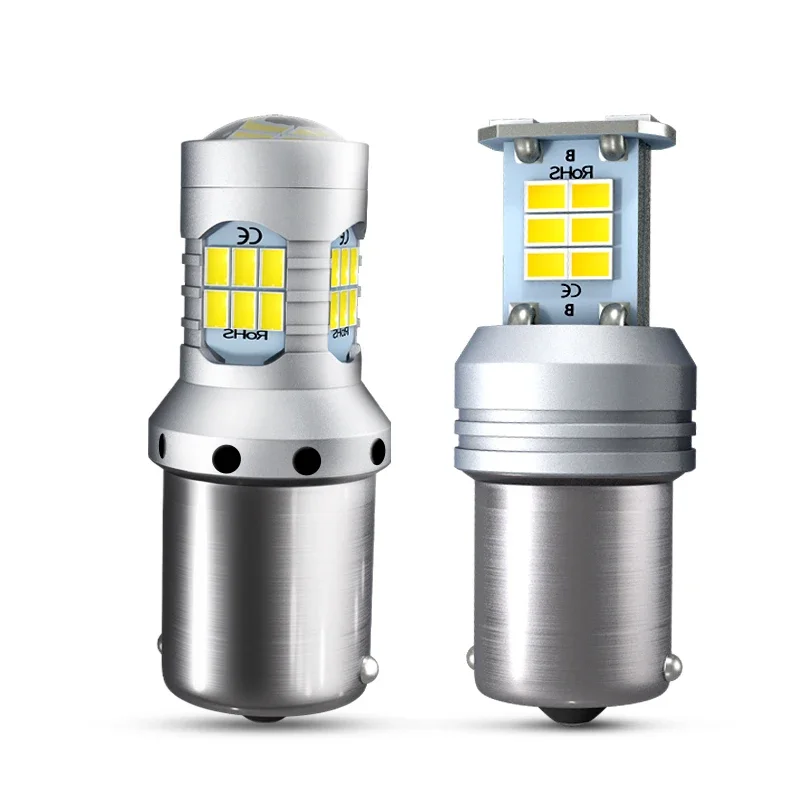 Lampe de recul Canbus pour Mercedes-Benz, P21W, Bldecentr1156 BA15S, lumière des barrage LED, classe G W461 W463 GLK-aqX204 M-aqW163, 2 pièces